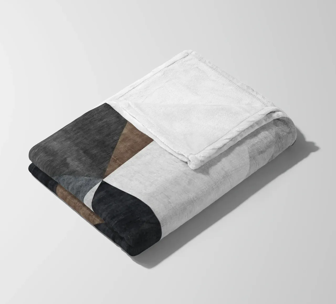 abstract geometric shapes coperta in pile da vintageshop