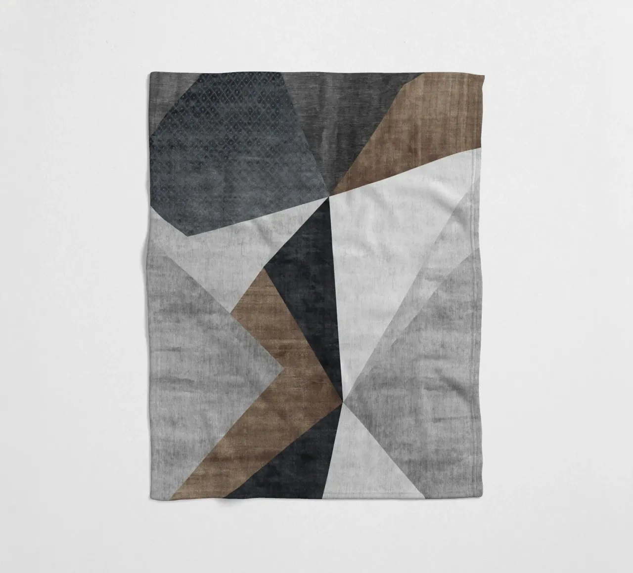 abstract geometric shapes coperta in pile da vintageshop