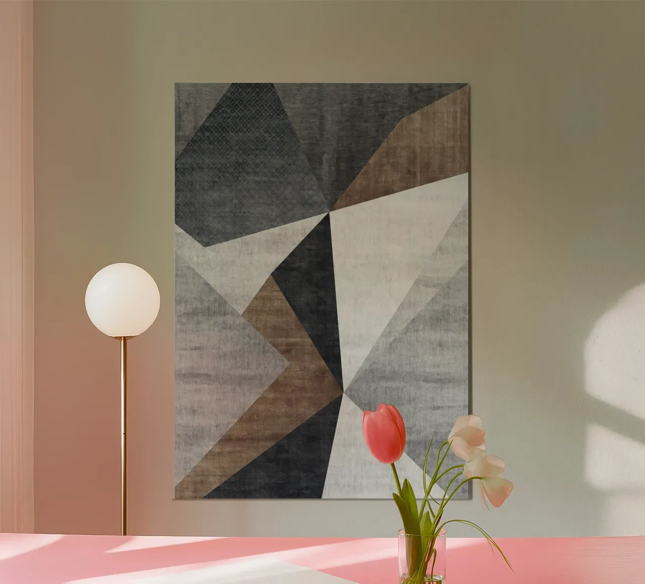 abstract geometric shapes pannello forex da vintageshop
