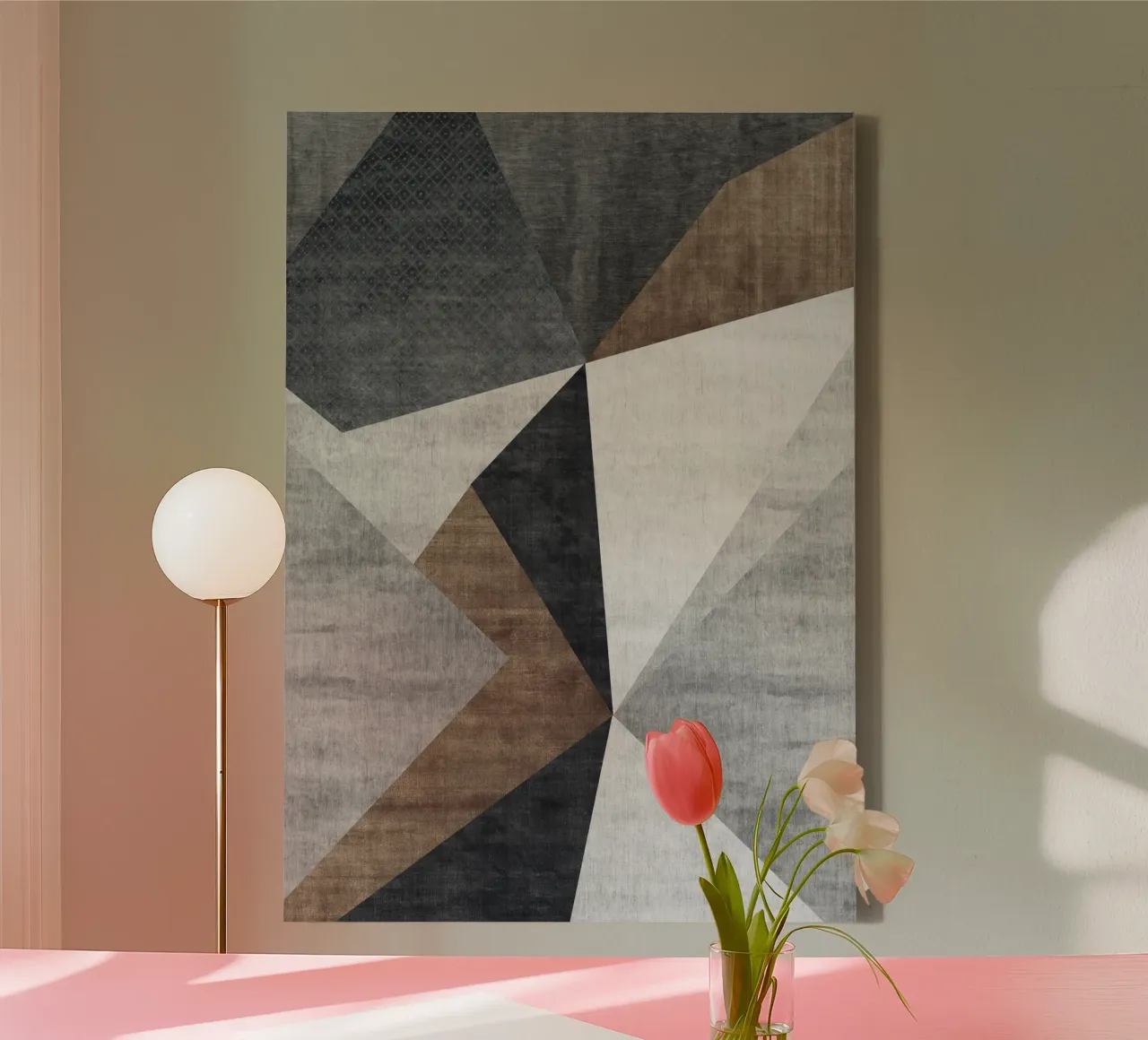 abstract geometric shapes tela da vintageshop