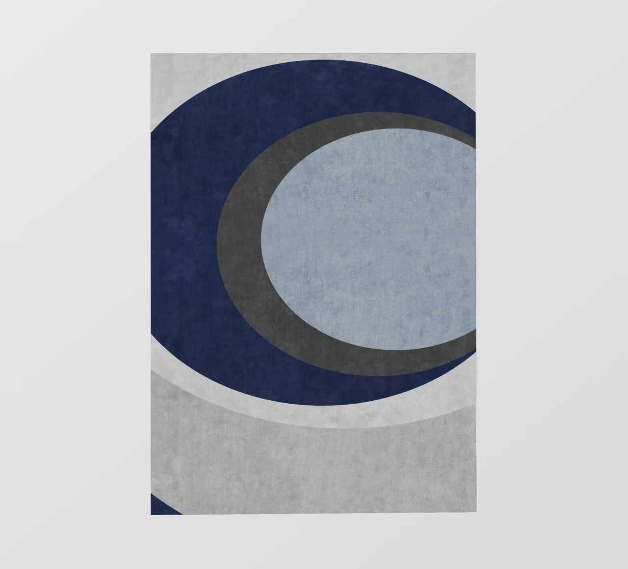 abstract geometric shapes circles telo in pvc da vintageshop