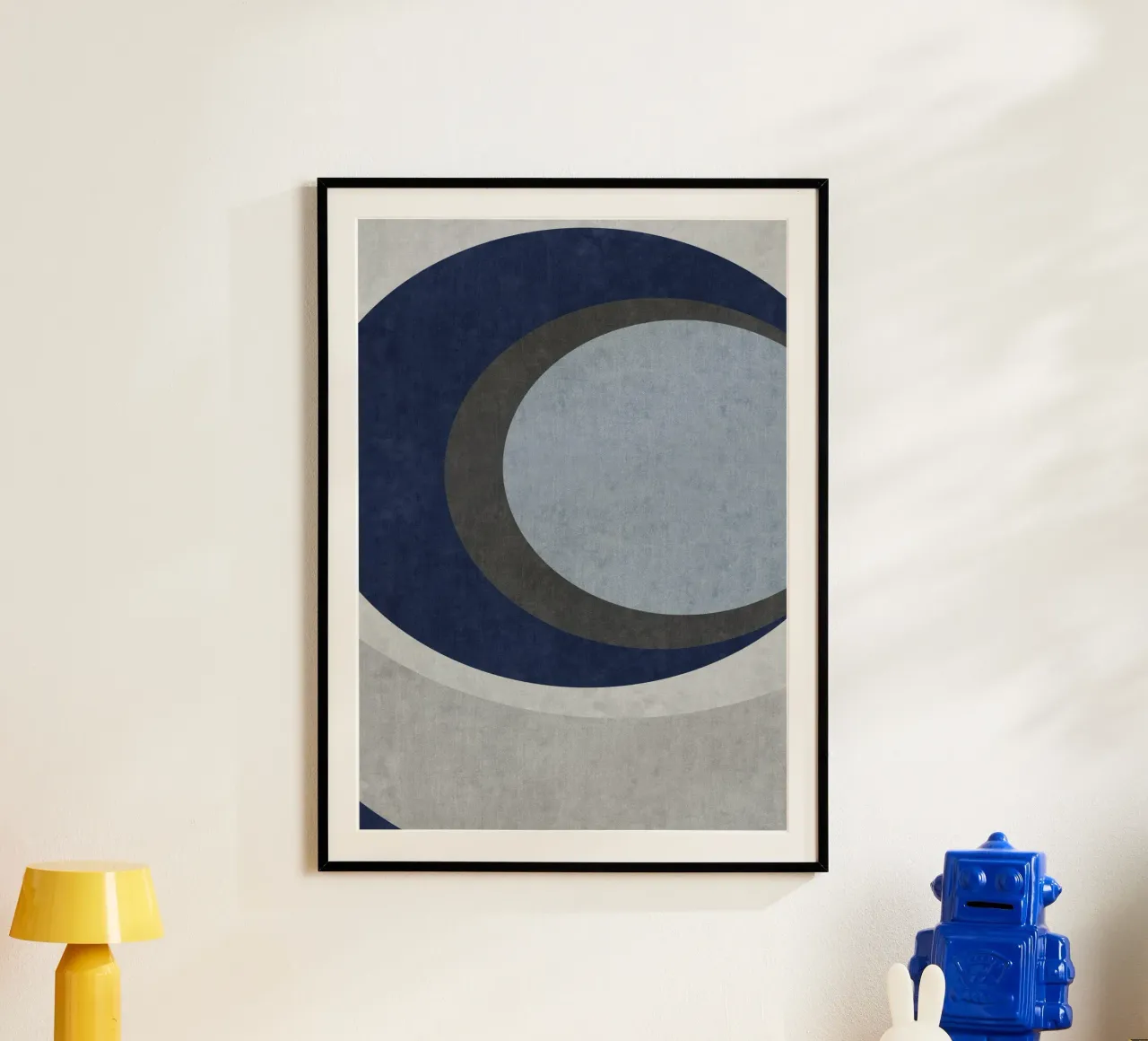 abstract geometric shapes circles carta hahnemühle da vintageshop