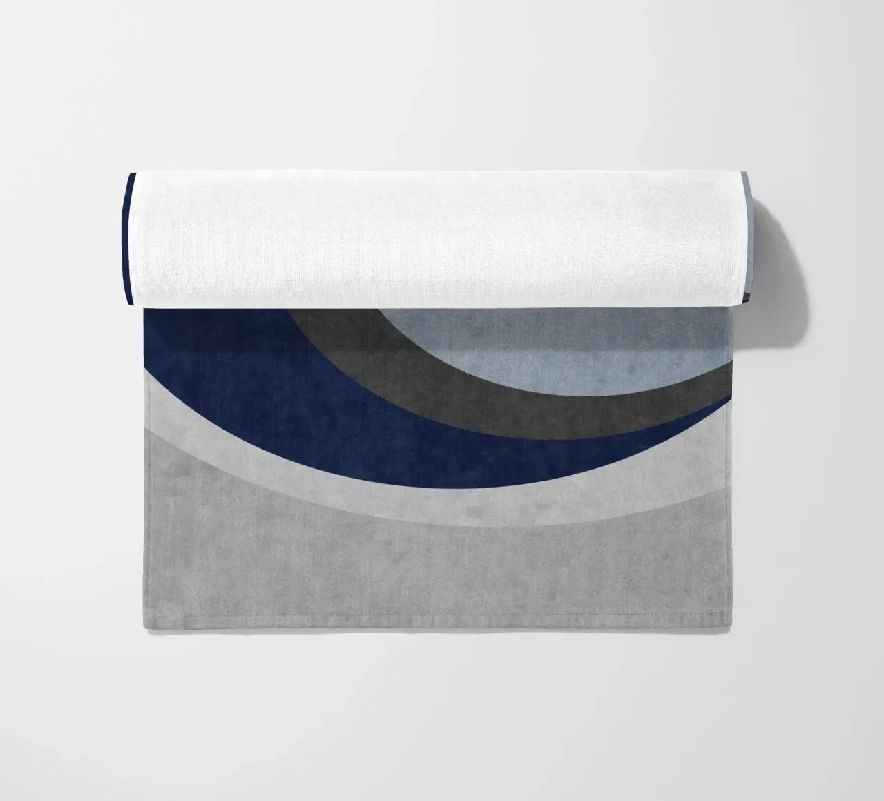 abstract geometric shapes circles telo mare da vintageshop