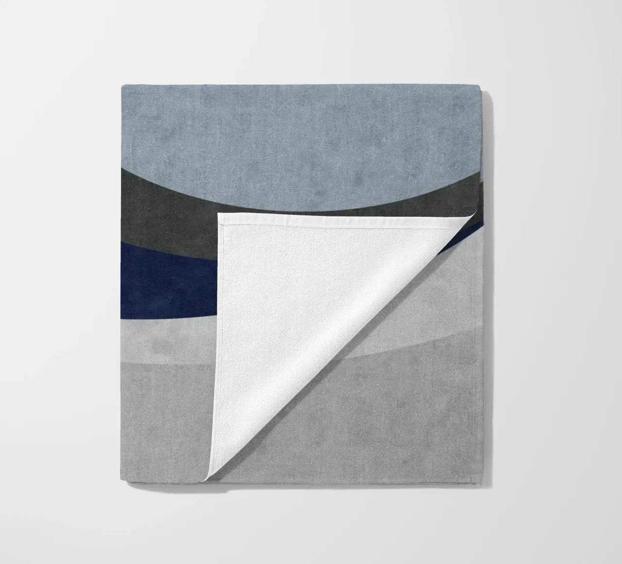 abstract geometric shapes circles telo mare da vintageshop