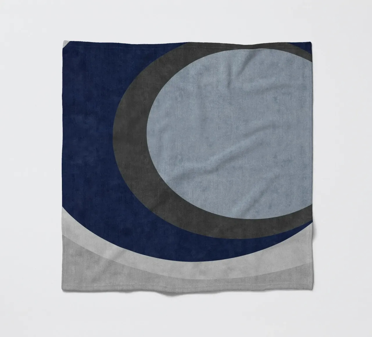 abstract geometric shapes circles coperta in pile da vintageshop