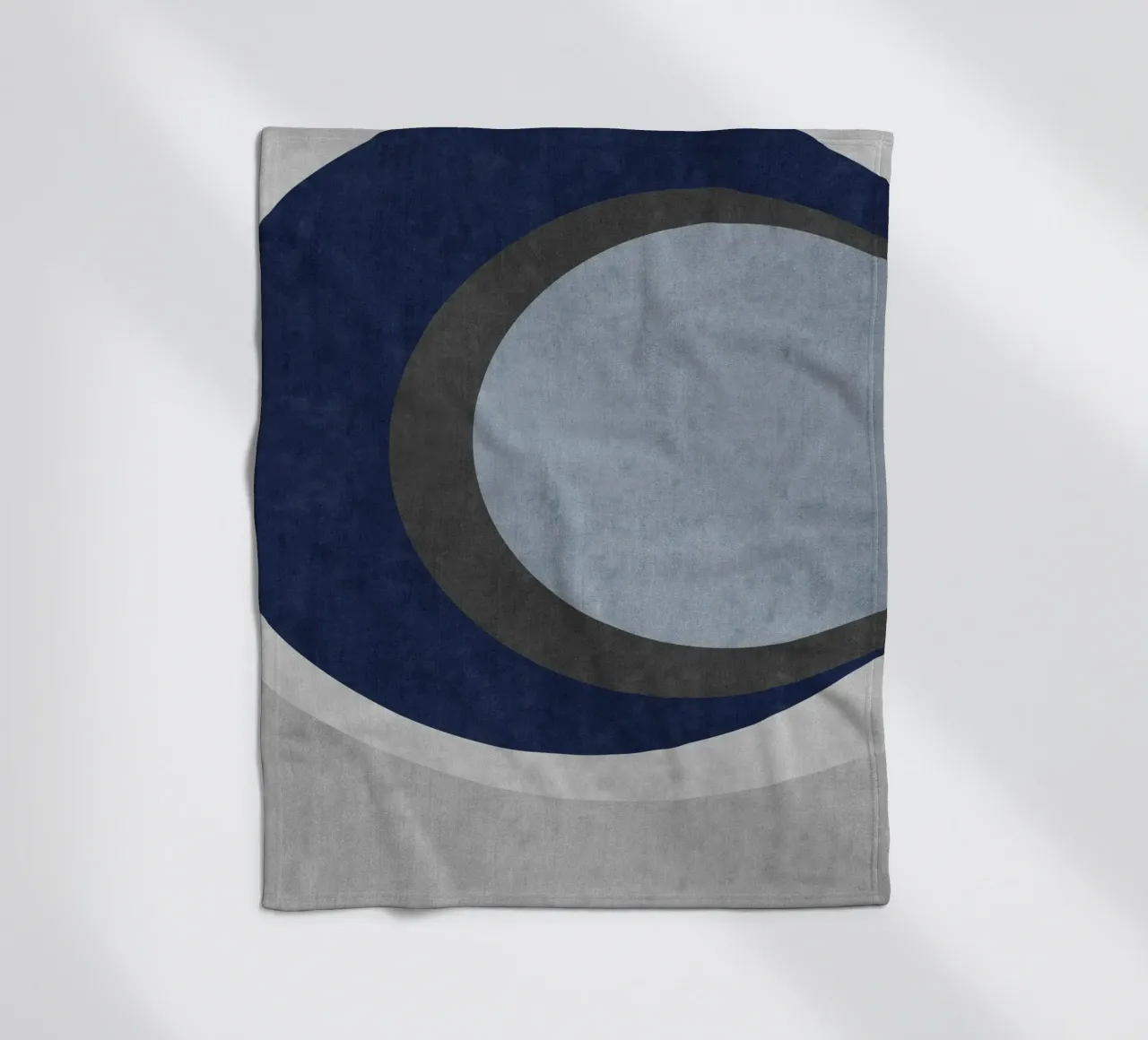 abstract geometric shapes circles coperta in pile da vintageshop