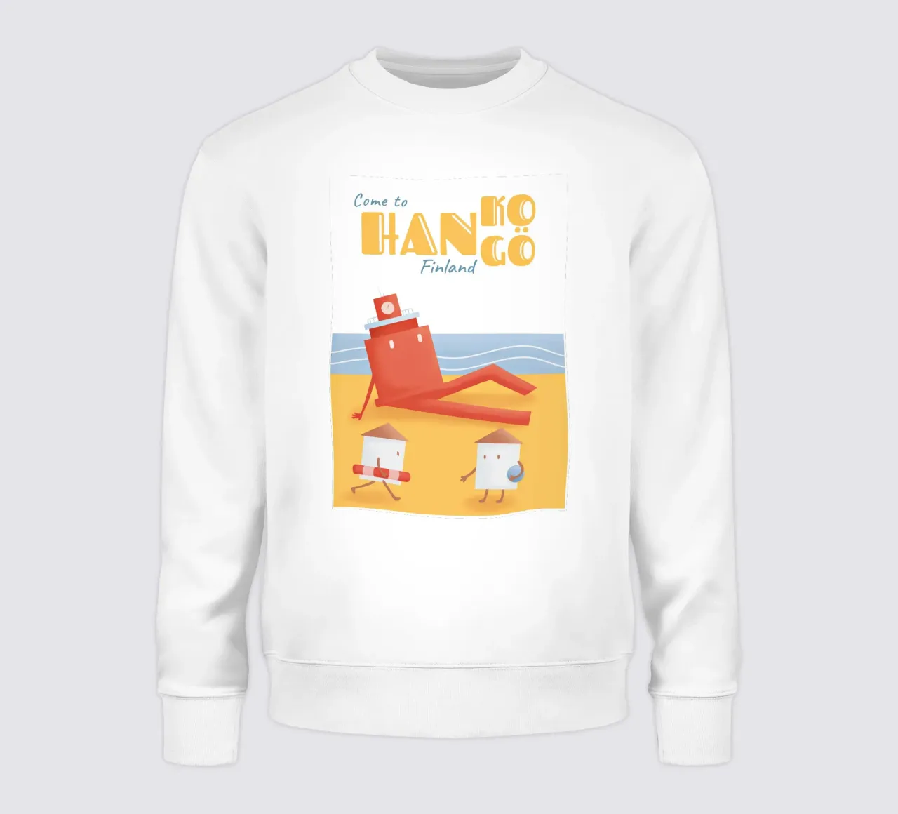 Spiaggia Hanko-Hangö felpa da Mark shop
