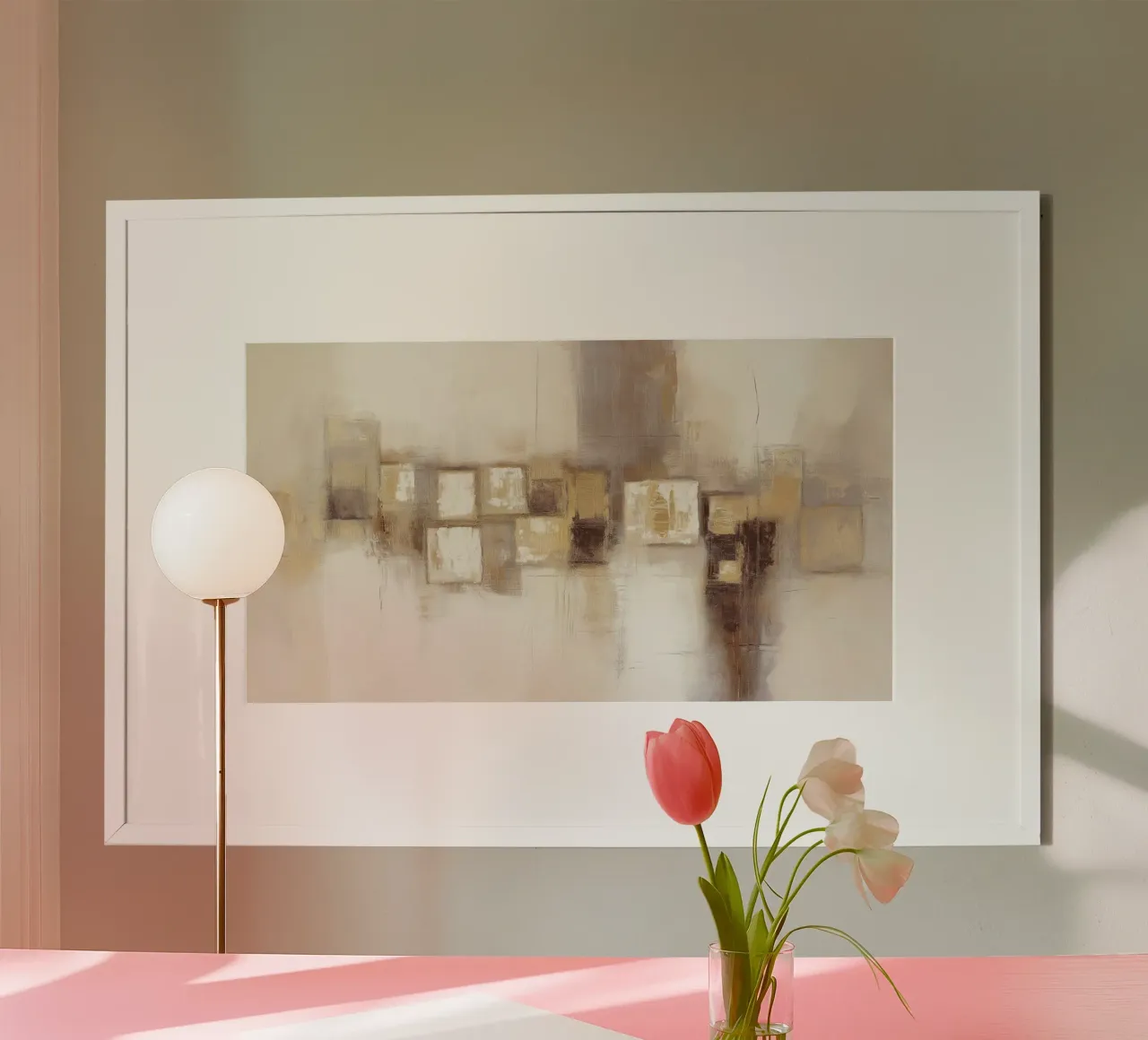 Wall-art by Imagine poster with wooden frame by Imagine