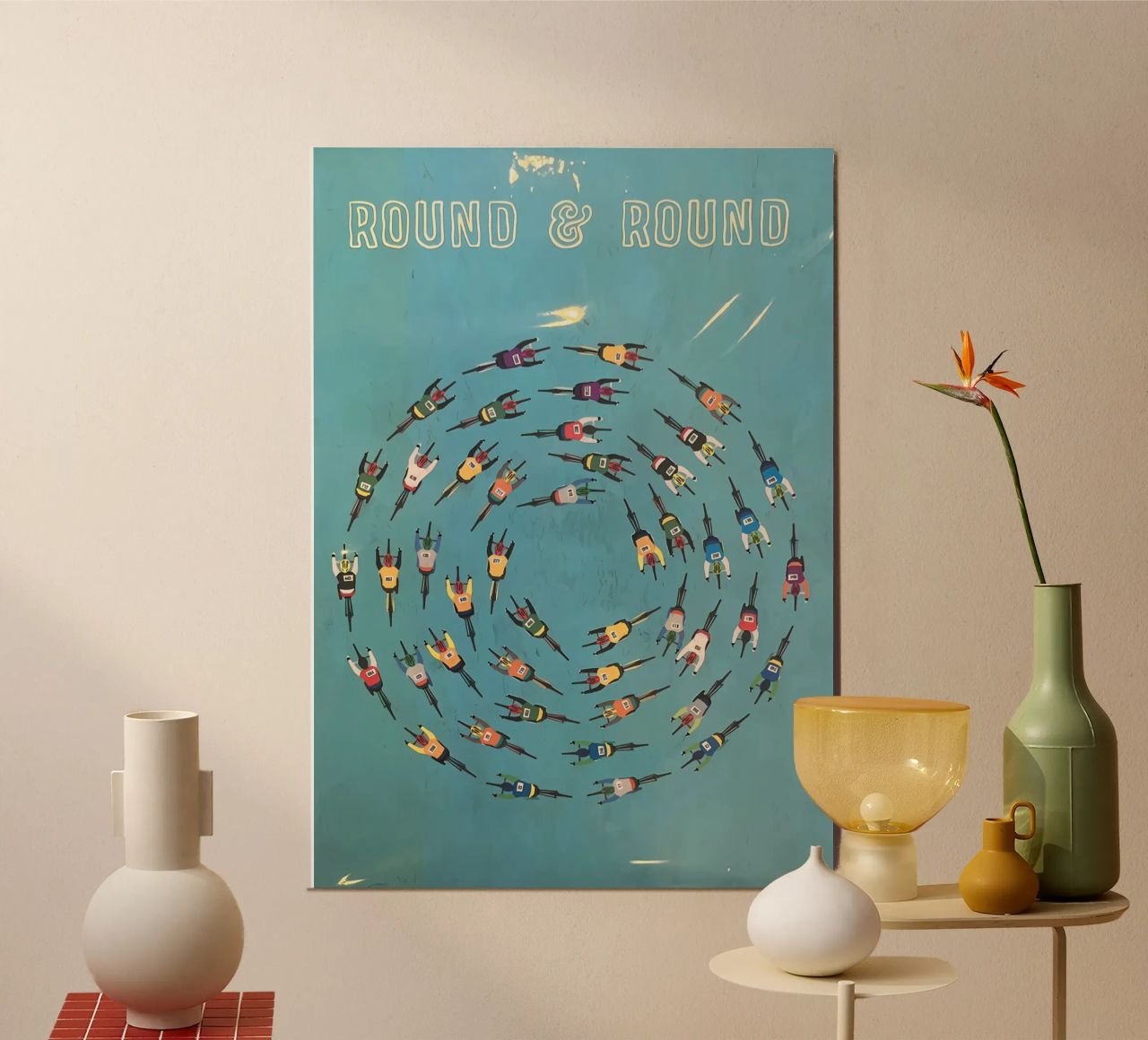 Cycling Bike Riding poster by Mark shop