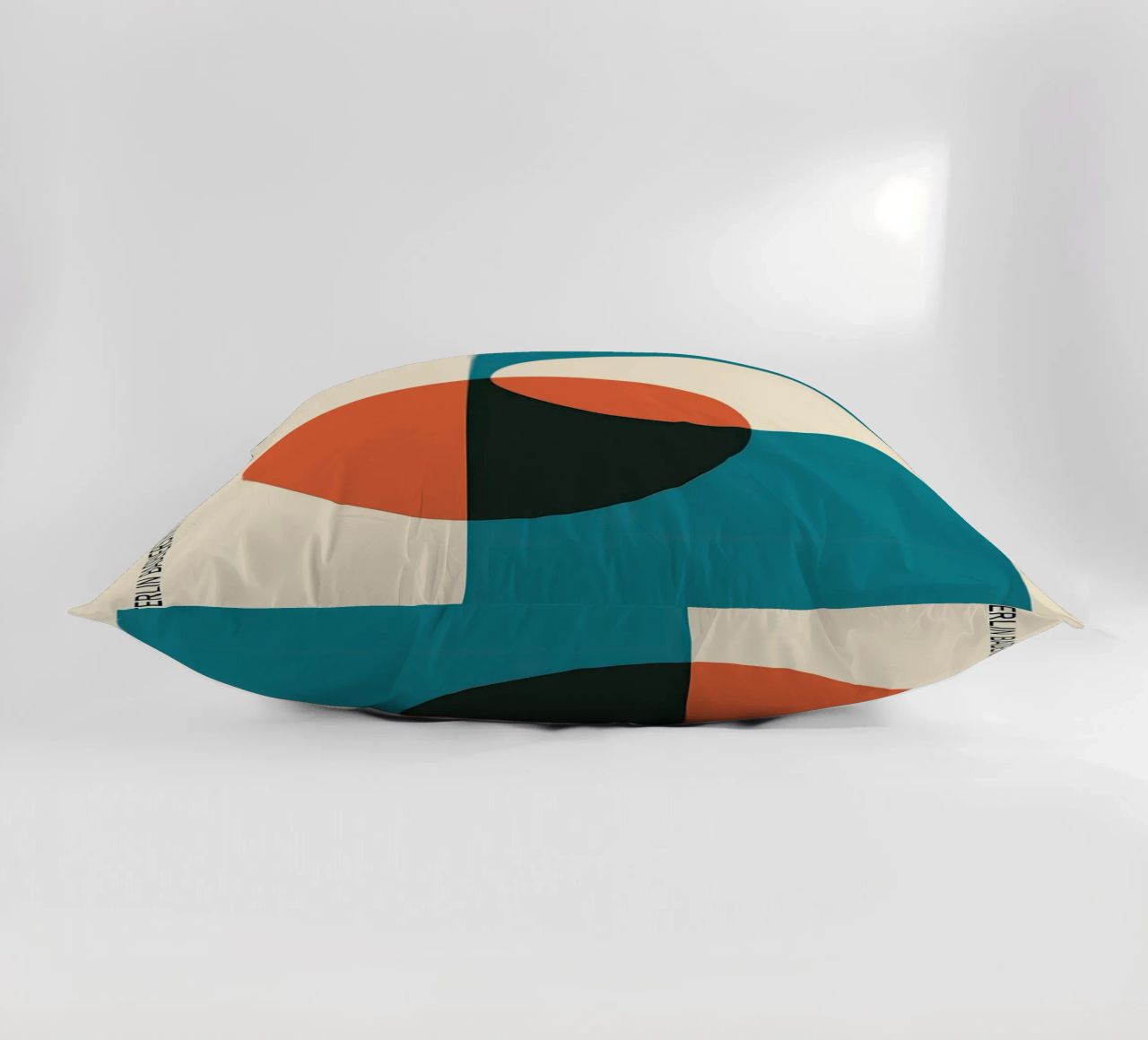 geometric-shapes circles rectangle decorative cushion by Bacsic design