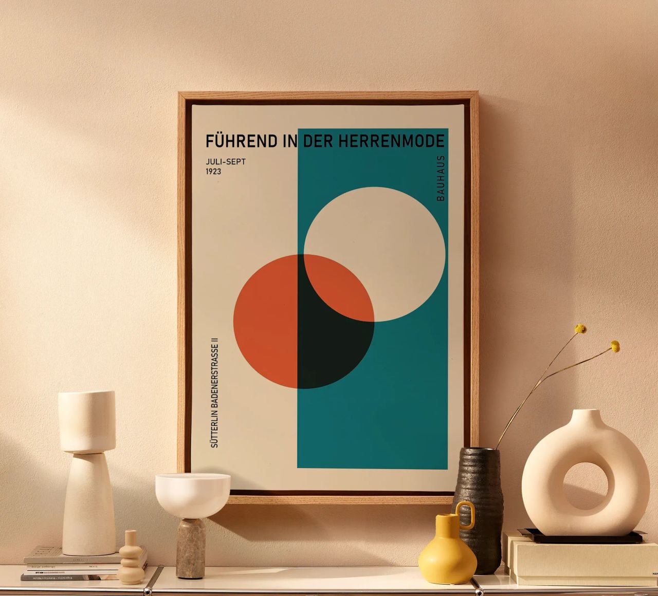 geometric-shapes circles rectangle canvas by Bacsic design