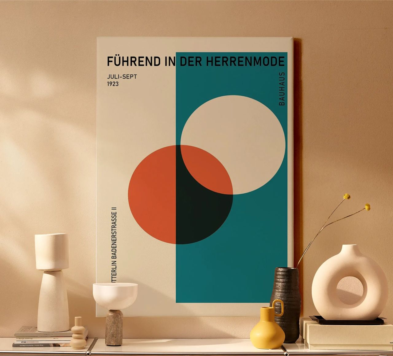 geometric-shapes circles rectangle canvas by Bacsic design