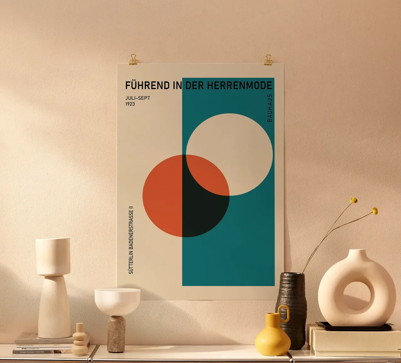 forme geometriche cerchi rettangolo carta hahnemühle da Bacsic design