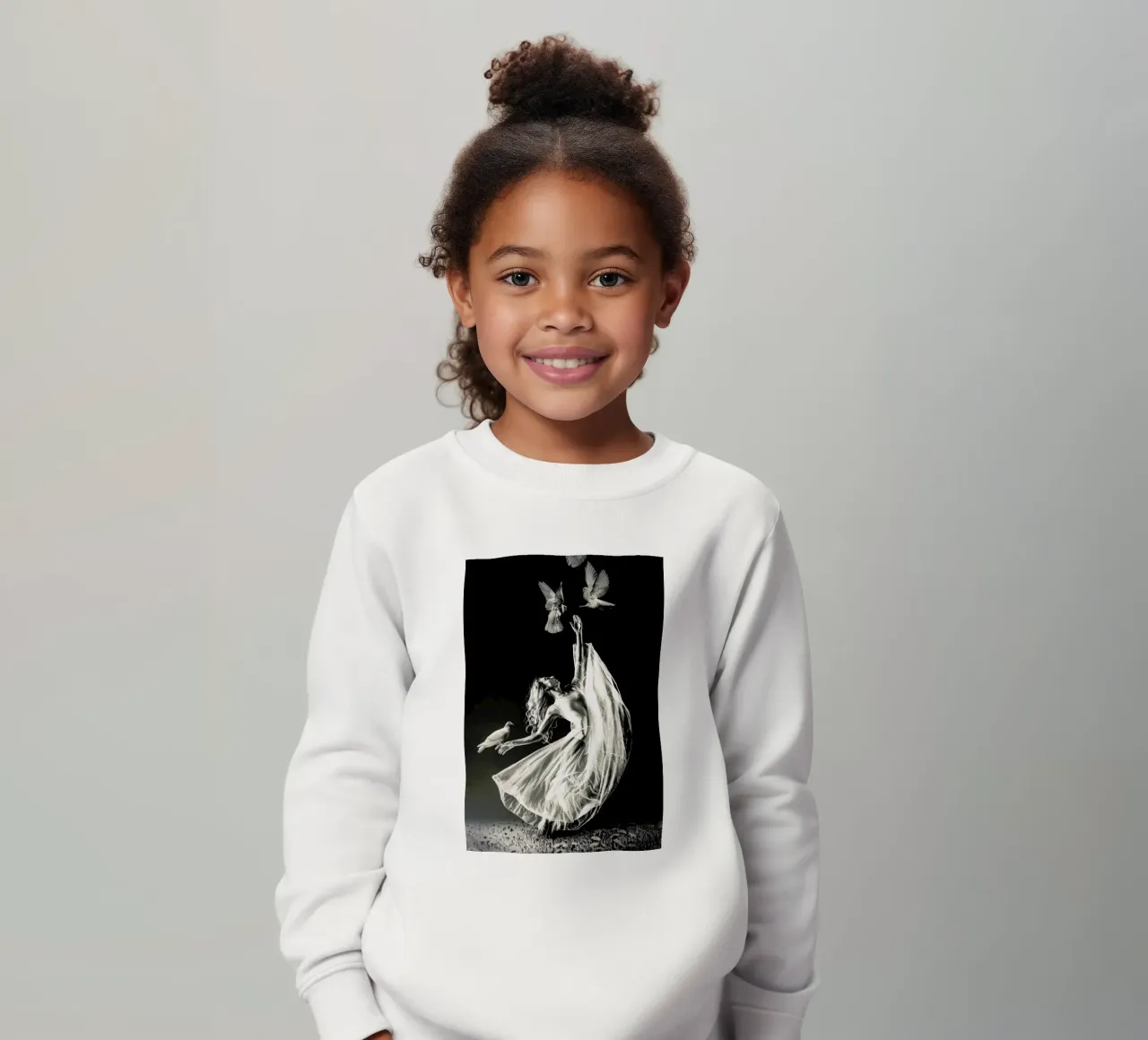 Ballerina Kinder Sweatshirt von Wouter Rikken