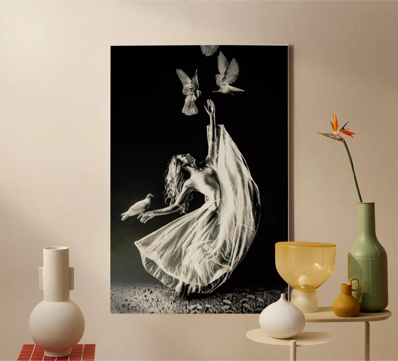 Ballerina canvas by Wouter Rikken