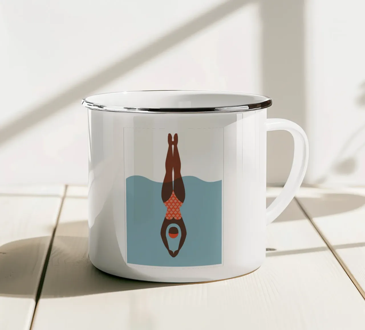 Immergersi tazza in smalto da Mark shop