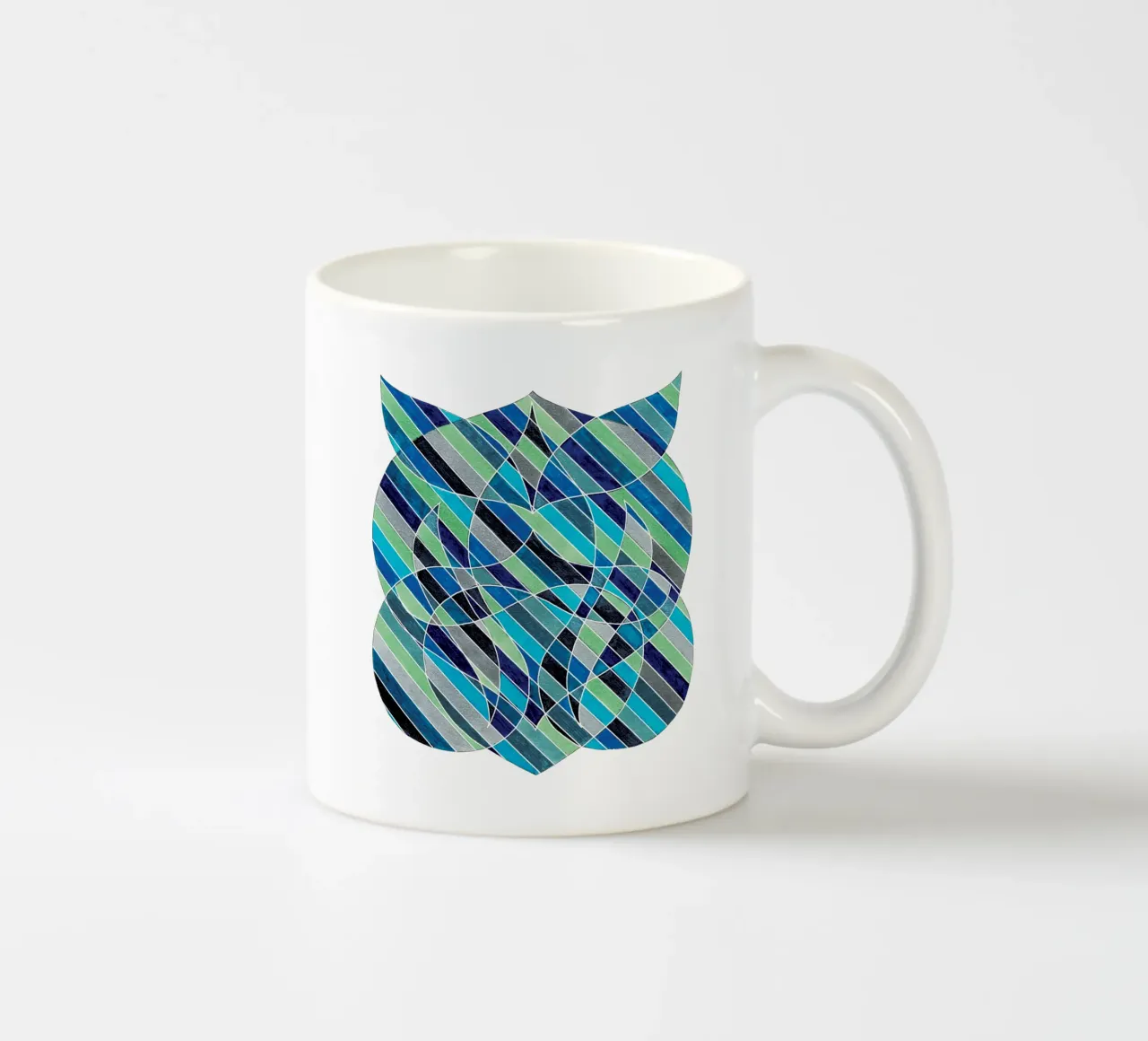Fiori blu tazza in ceramica da Pintilina