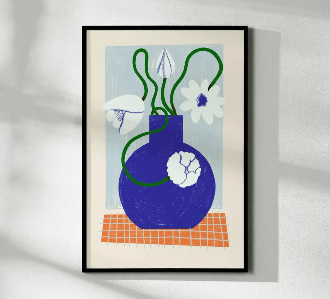 Bulbous poster con telaio in alluminio da Pure