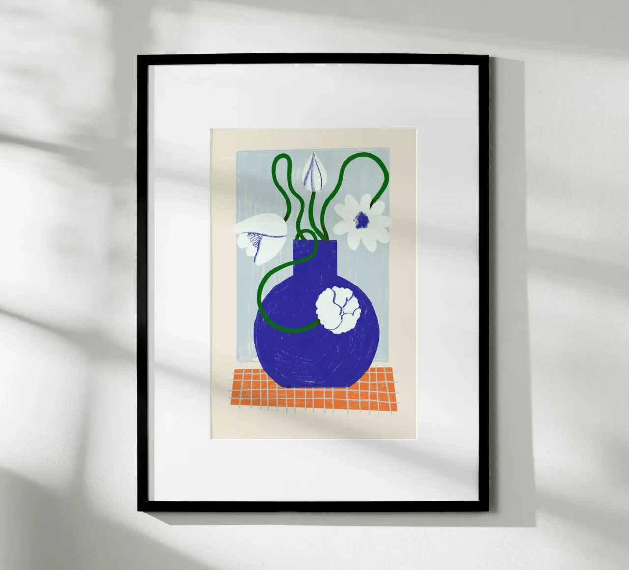 Bulbous poster con telaio in alluminio da Pure