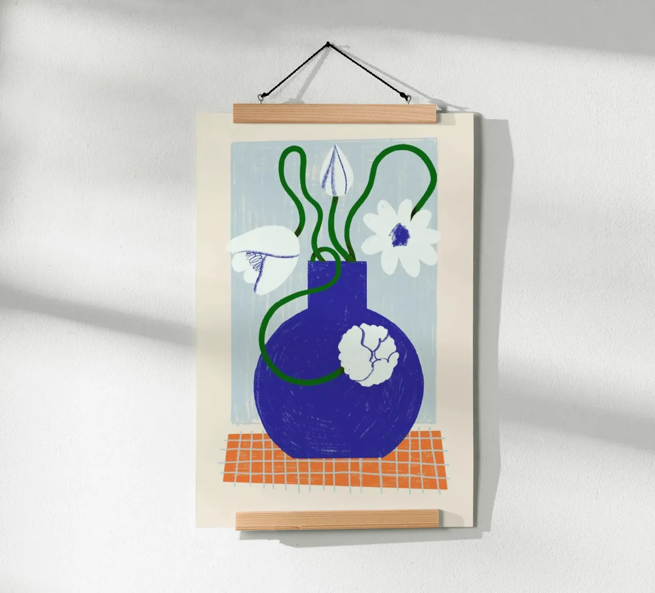 Bulbous poster con telaio in alluminio da Pure