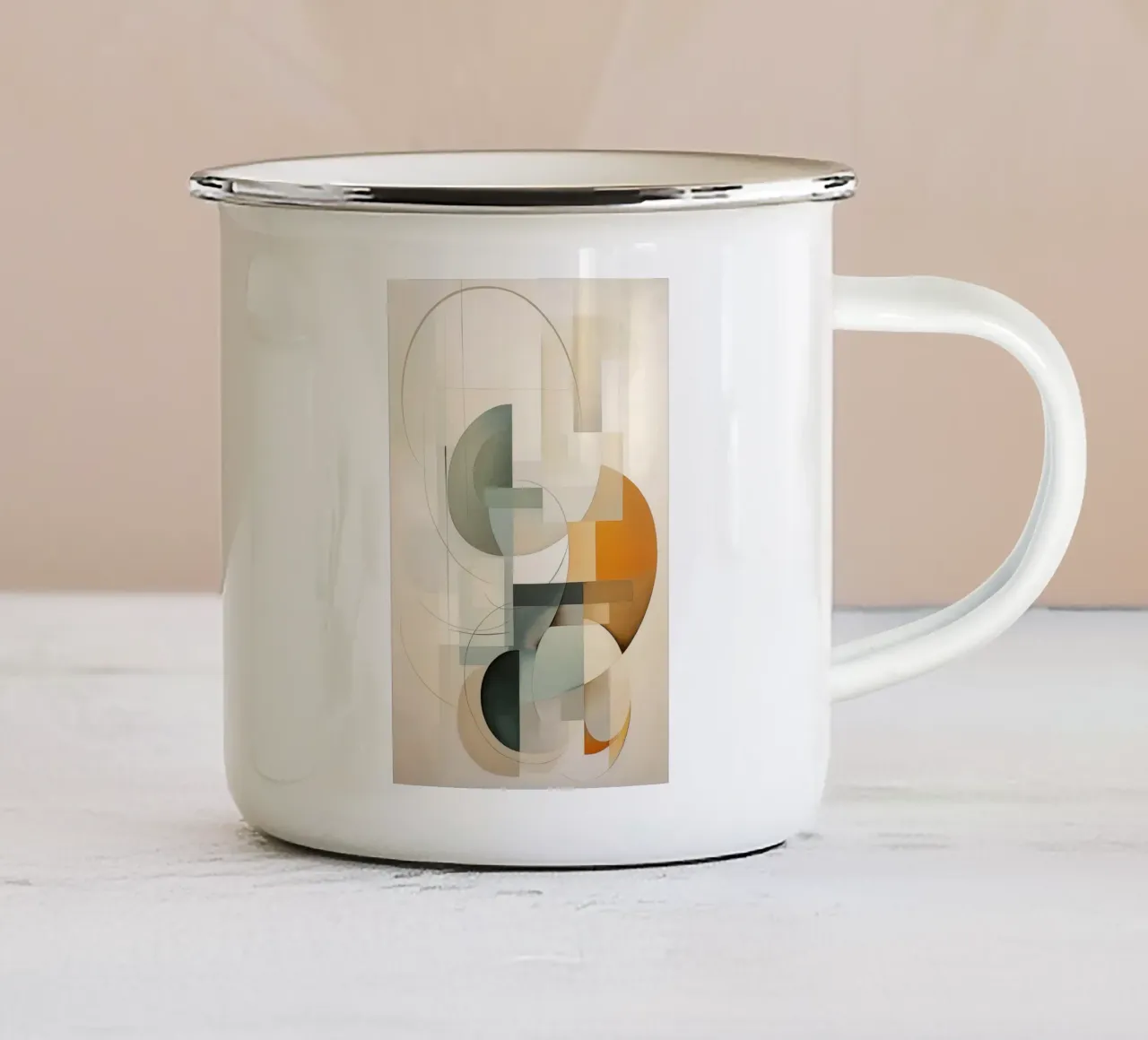 Arte da parete di Imagine tazza in smalto da Imagine