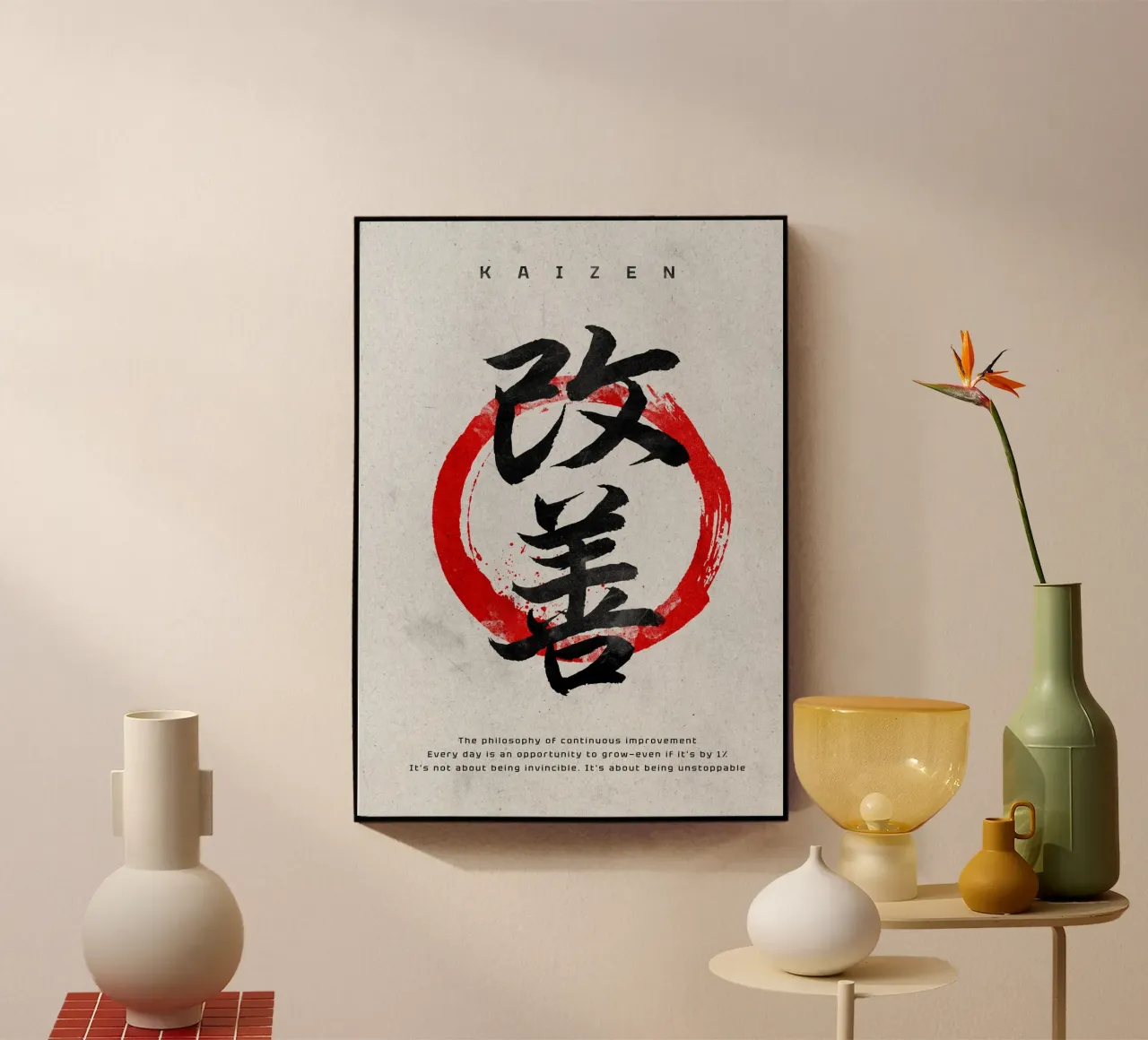 Kaizen acrylic glass by nabakumov