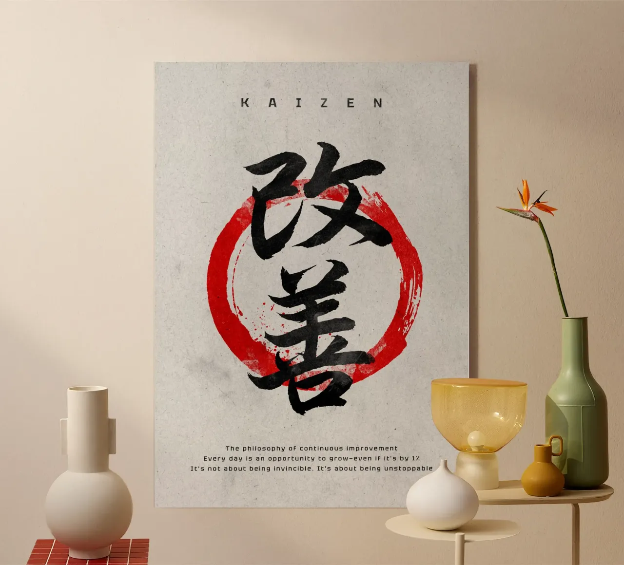 Kaizen acrylic glass by nabakumov