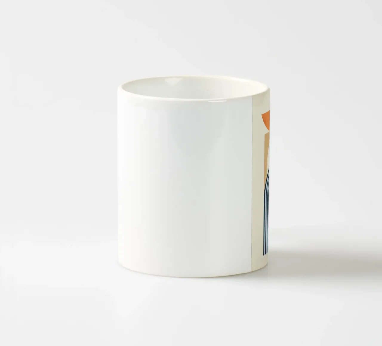 arco cerchio linee curve tazza in ceramica da Matthew W Smith