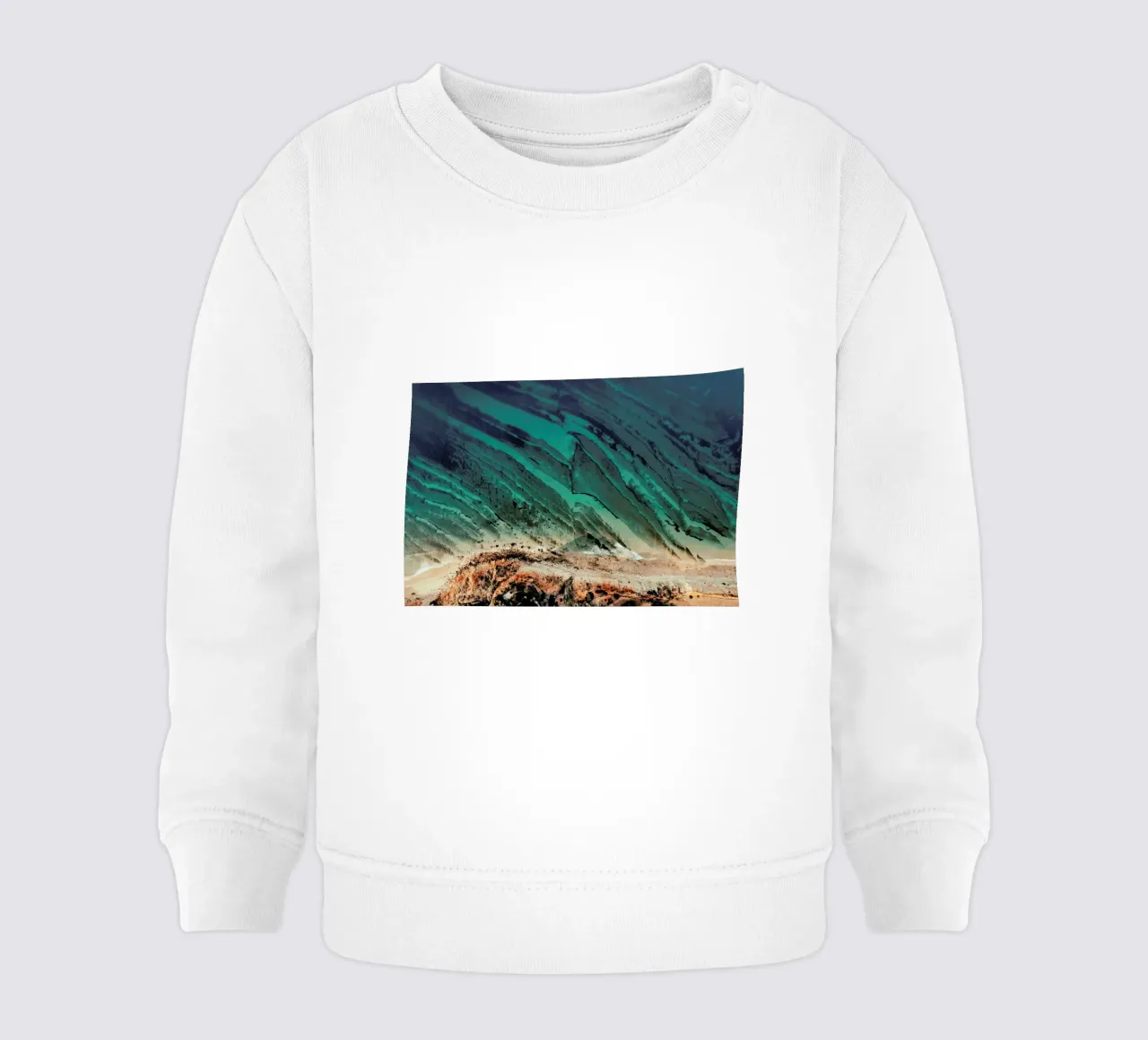 Waves And Water felpa neonato da Sebastian Hilgetag