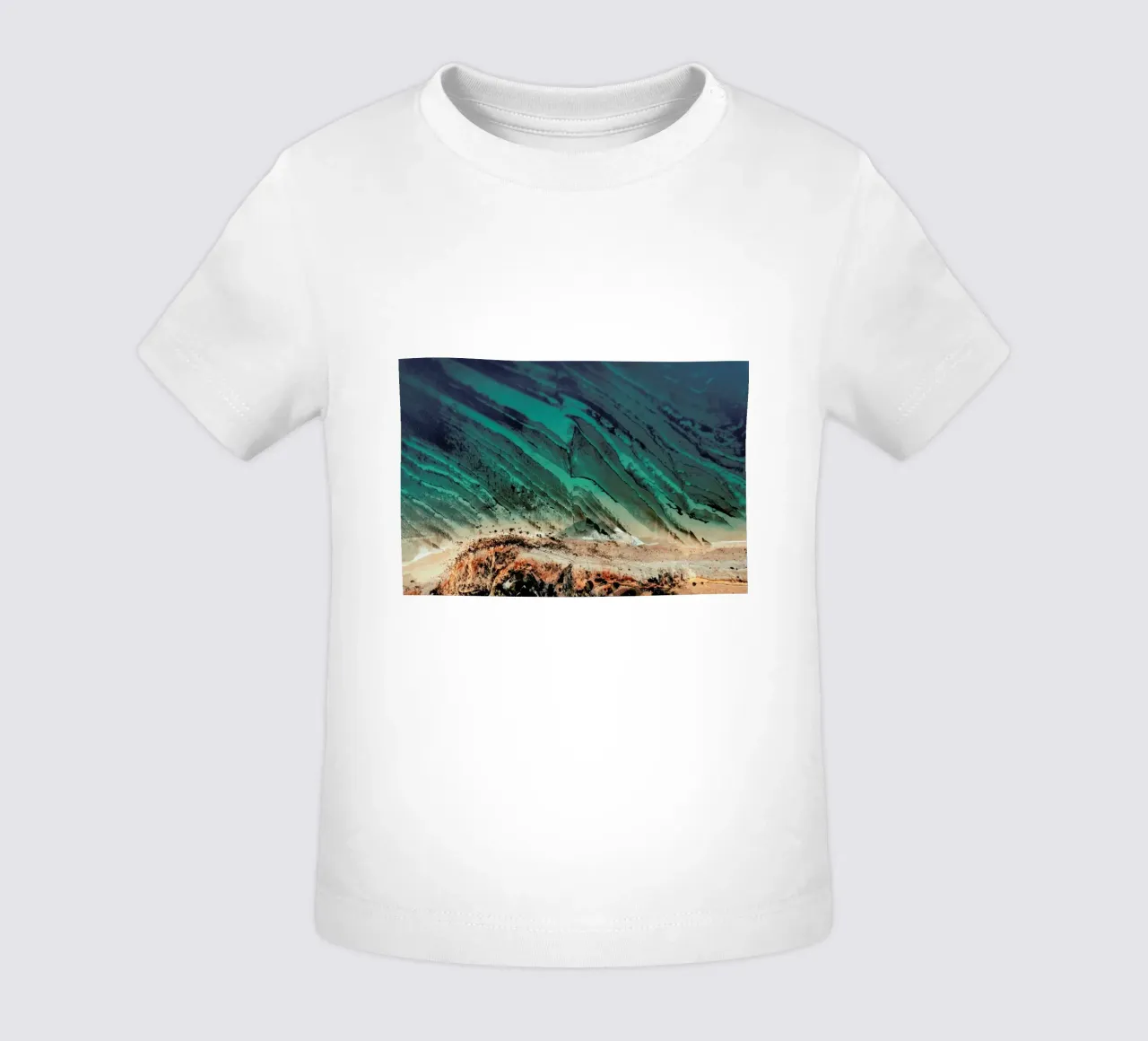 Waves And Water maglietta neonato da Sebastian Hilgetag