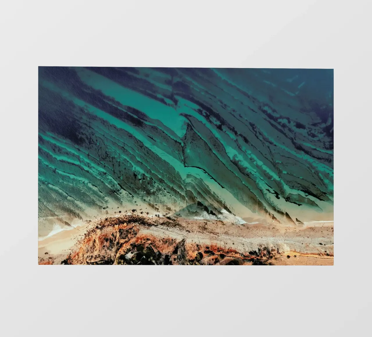 Waves And Water telo in pvc da Sebastian Hilgetag