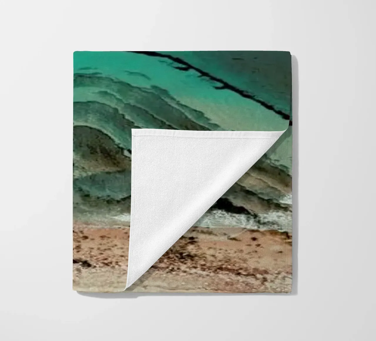 Waves And Water beach towel by Sebastian Hilgetag