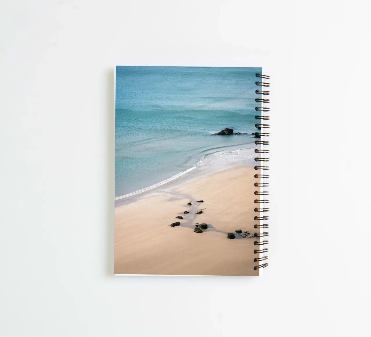 tidal in beach spiral notebook by life of sands