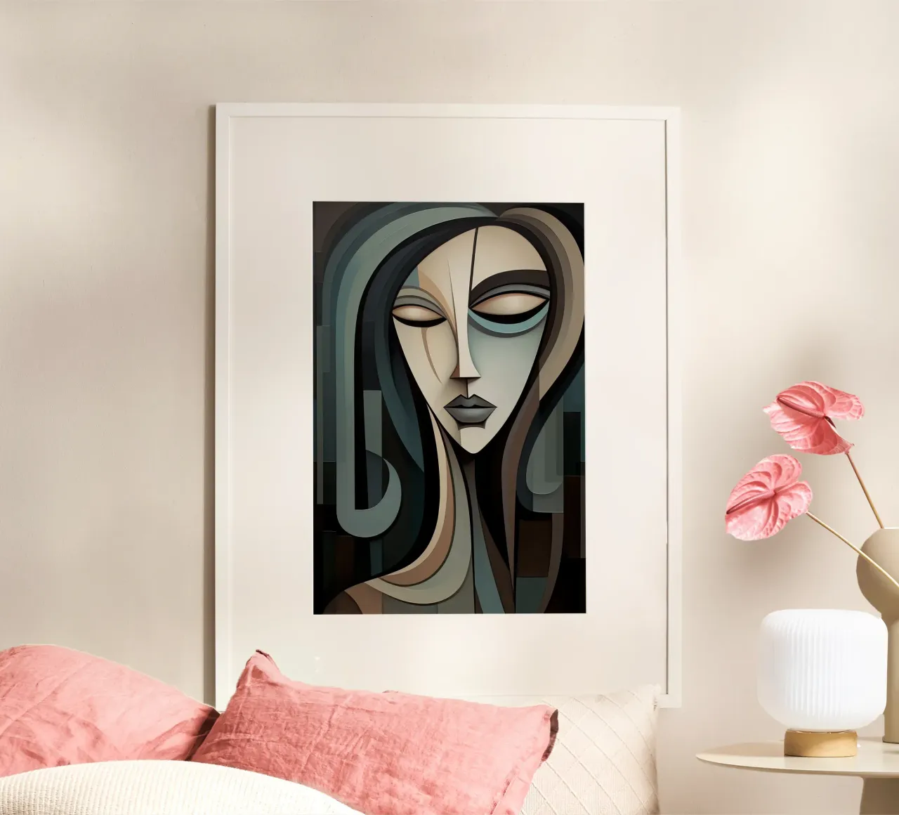 Arte da parete di Imagine poster con telaio in alluminio da Imagine