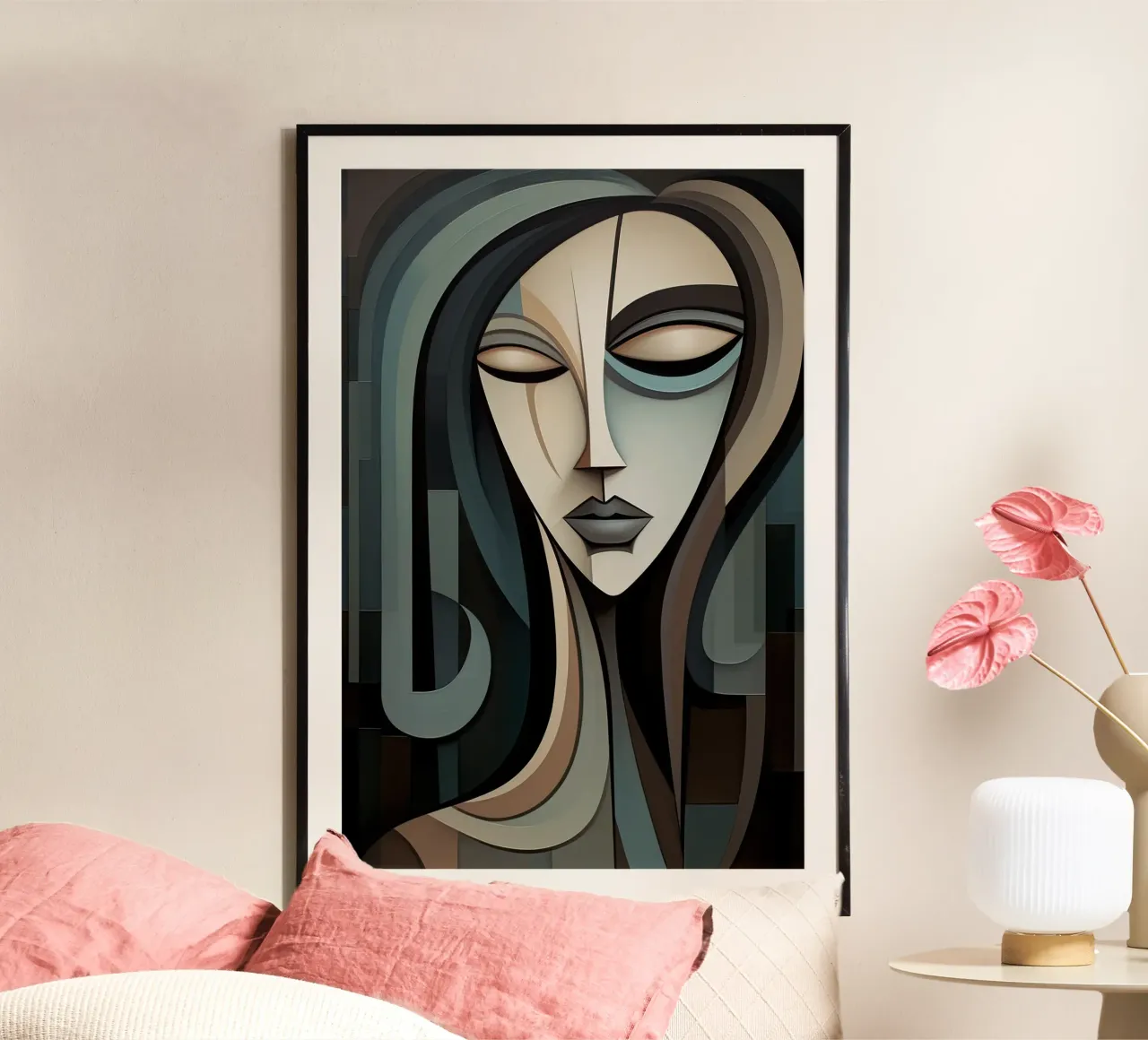 Arte da parete di Imagine poster con telaio in alluminio da Imagine
