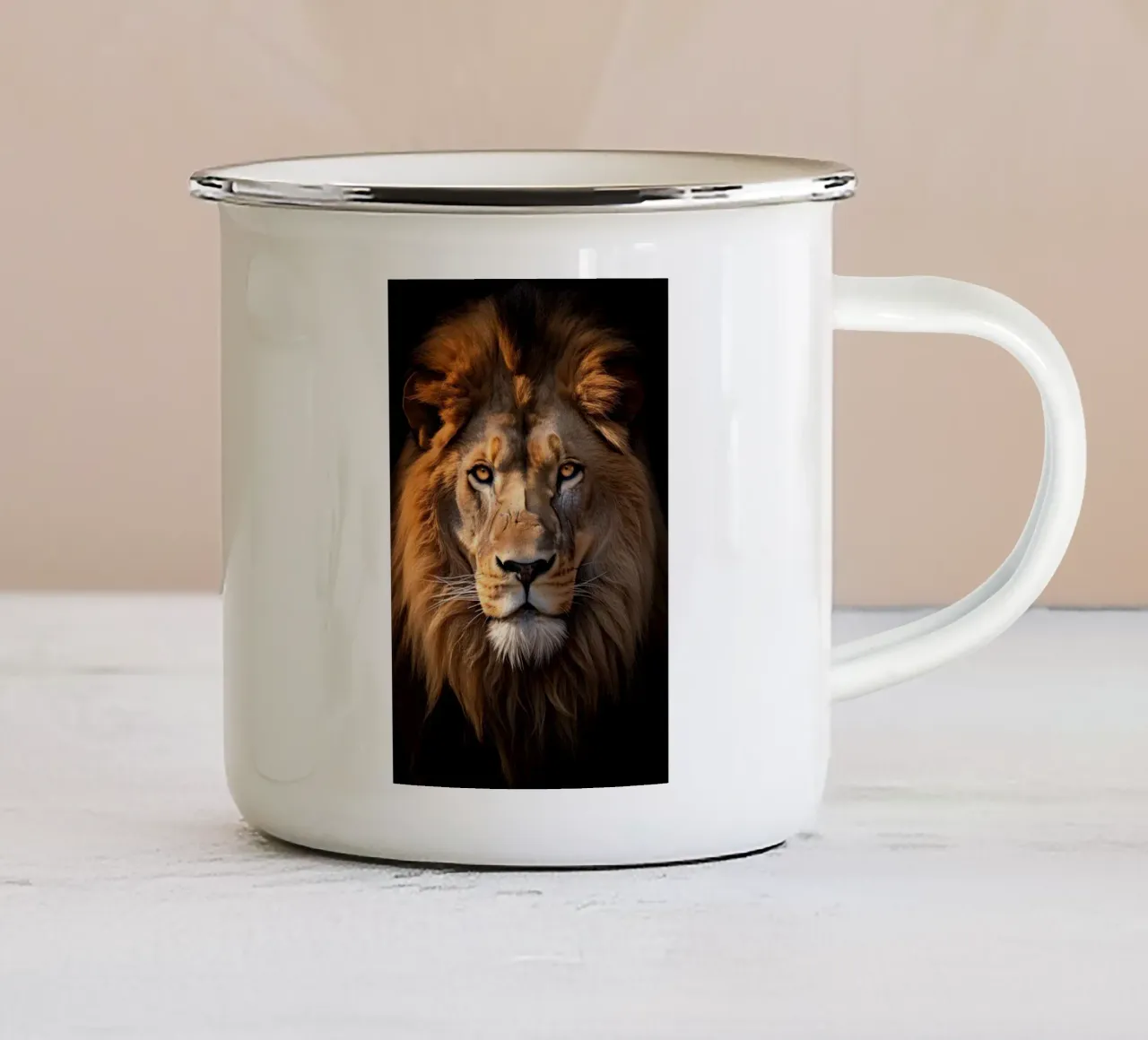 Arte da parete di Imagine tazza in smalto da Imagine