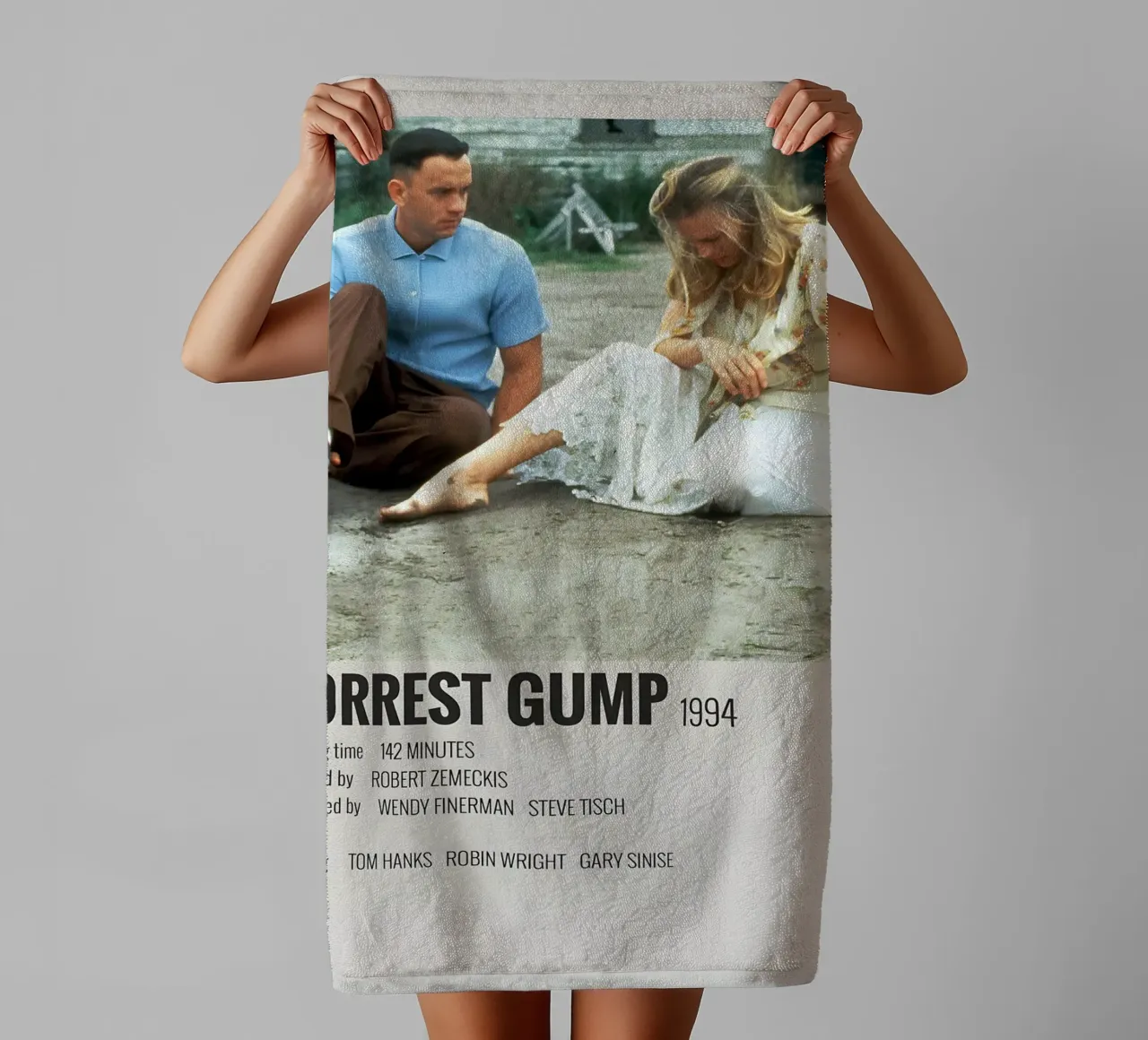 FORREST GUMP 1994 asciugamano da bagno da MVFminimalist