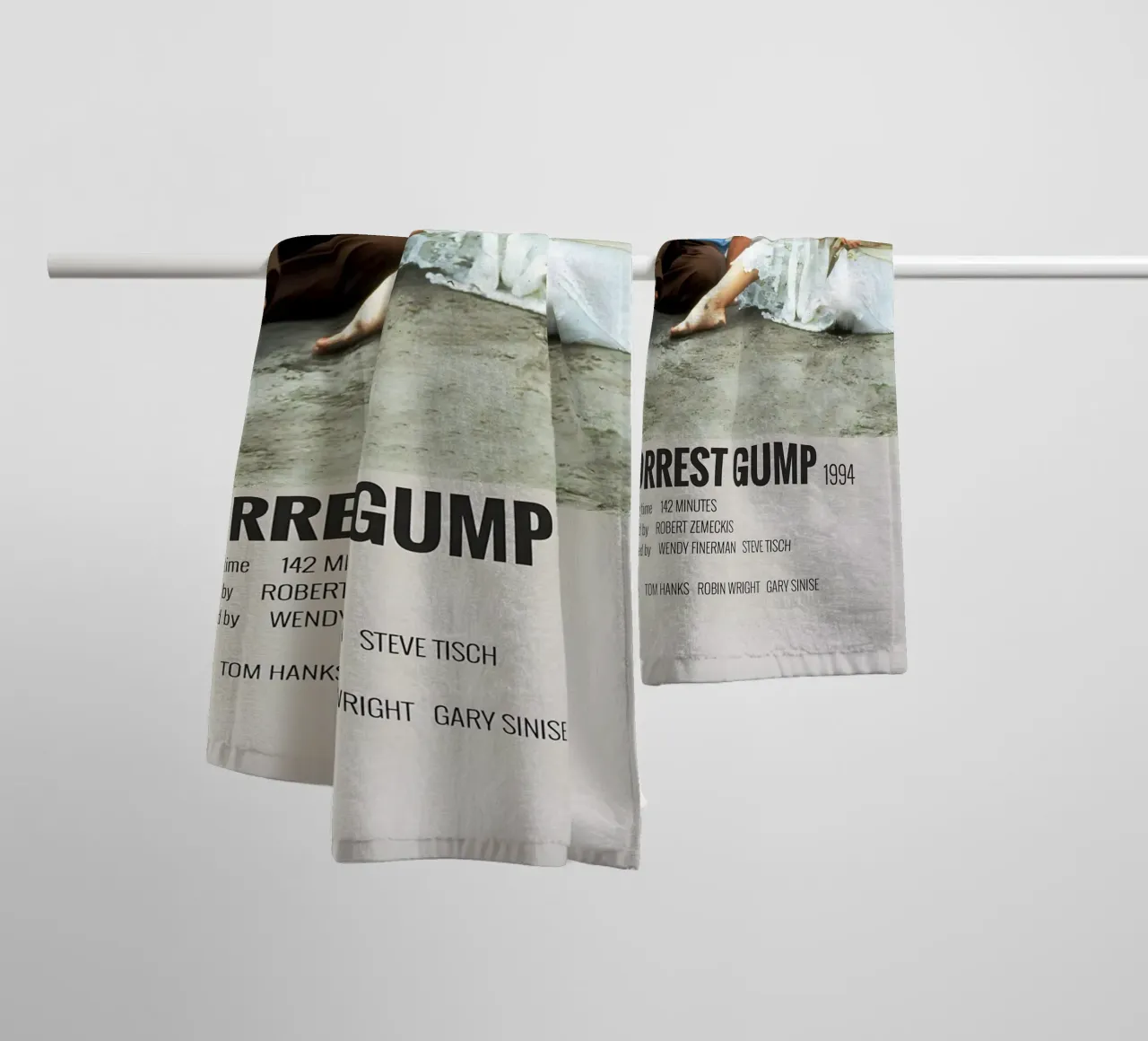 FORREST GUMP 1994 asciugamano da bagno da MVFminimalist