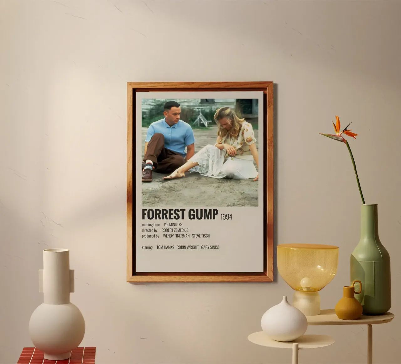 FORREST GUMP 1994 alluminio dibond da MVFminimalist
