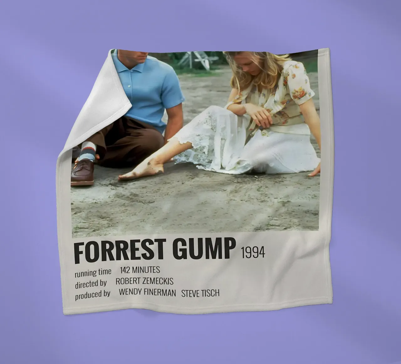 FORREST GUMP 1994 coperta in pile da MVFminimalist