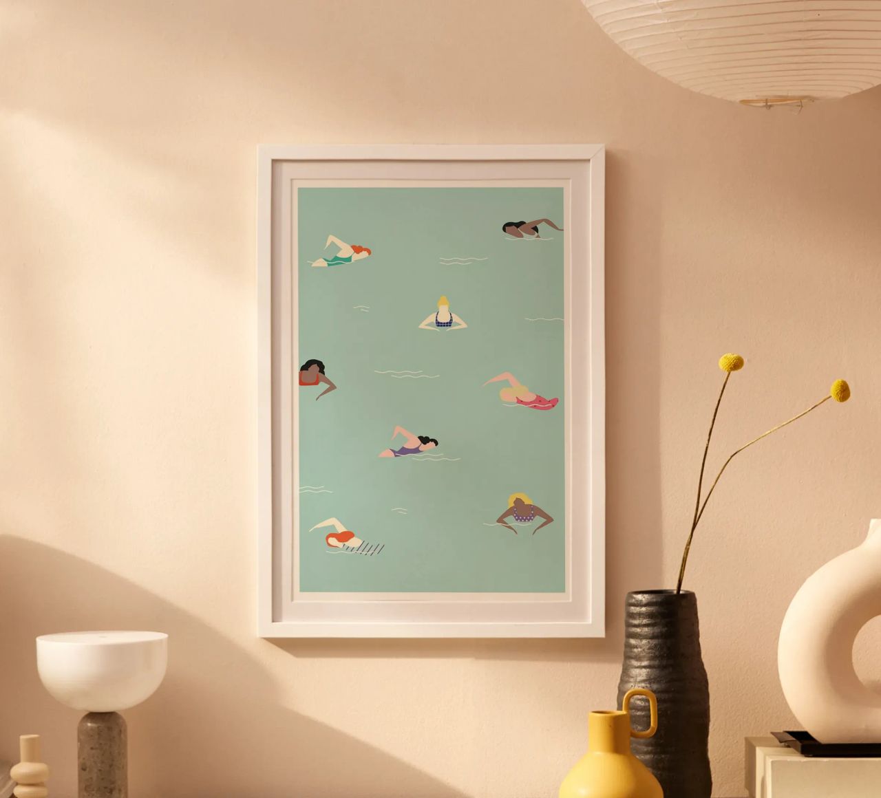 Einfach weiterschwimmen Poster von cooper shop