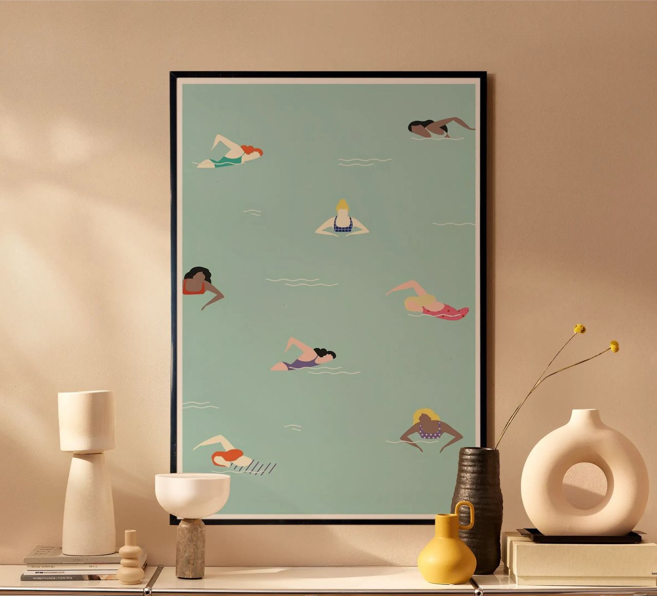 Einfach weiterschwimmen Poster von cooper shop