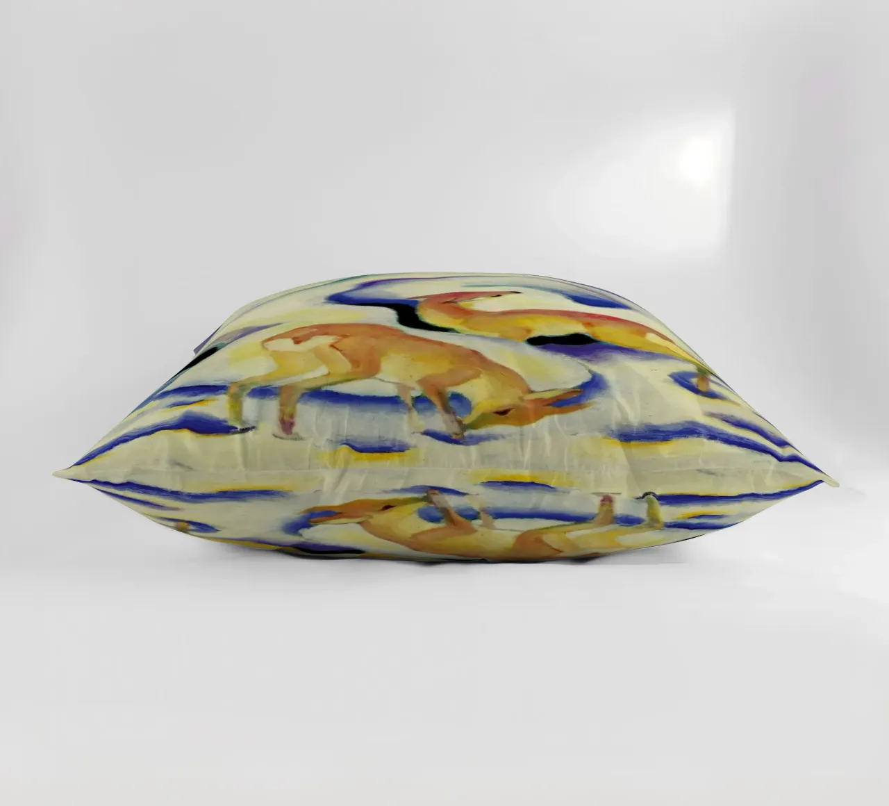 Marc - Deer in the Snow cuscino da ARTOTHEK