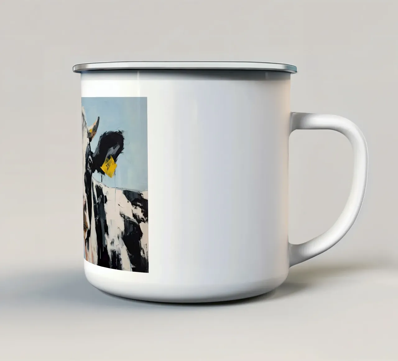 Arte da parete di Imagine tazza in smalto da Imagine