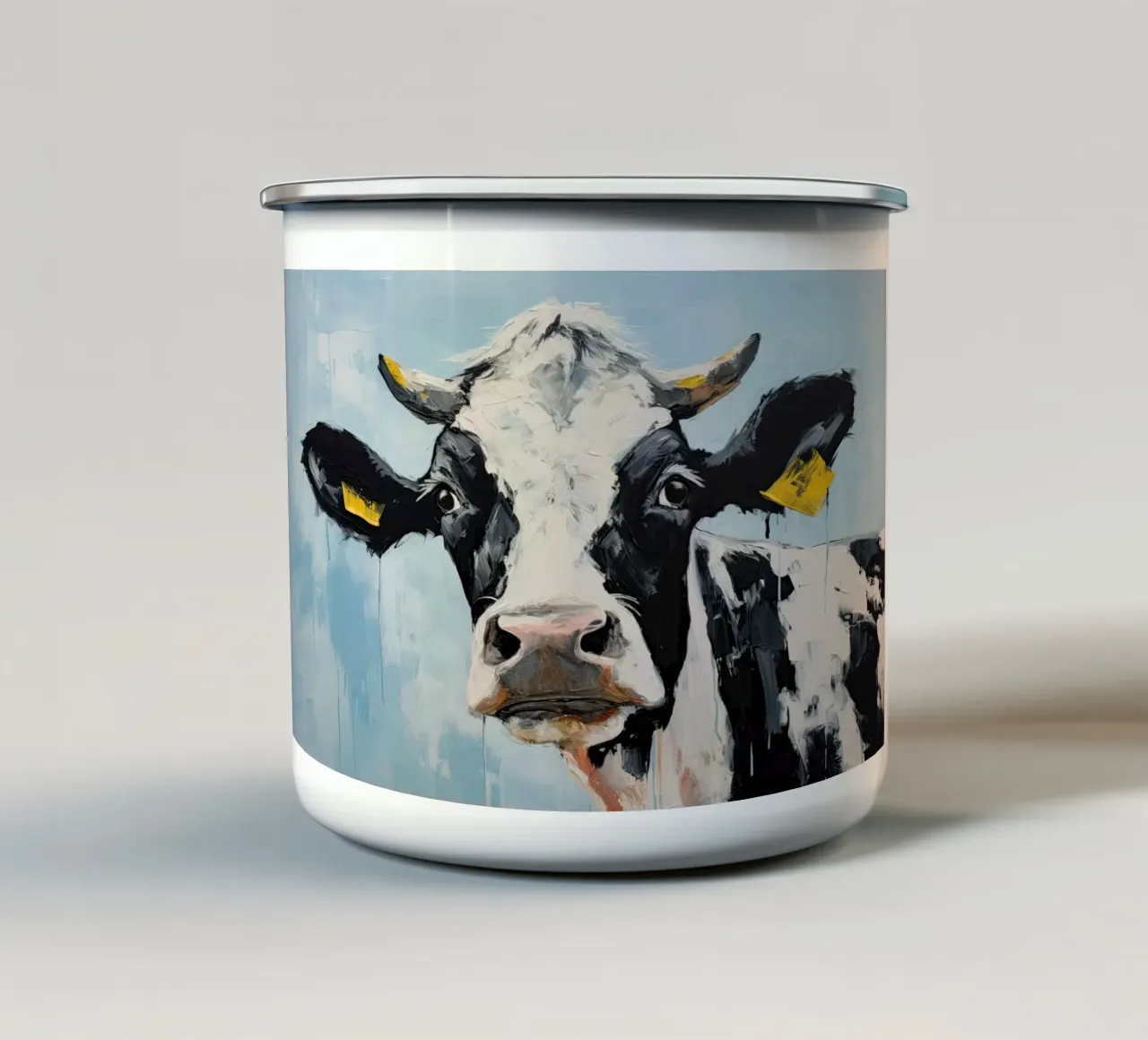 Arte da parete di Imagine tazza in smalto da Imagine
