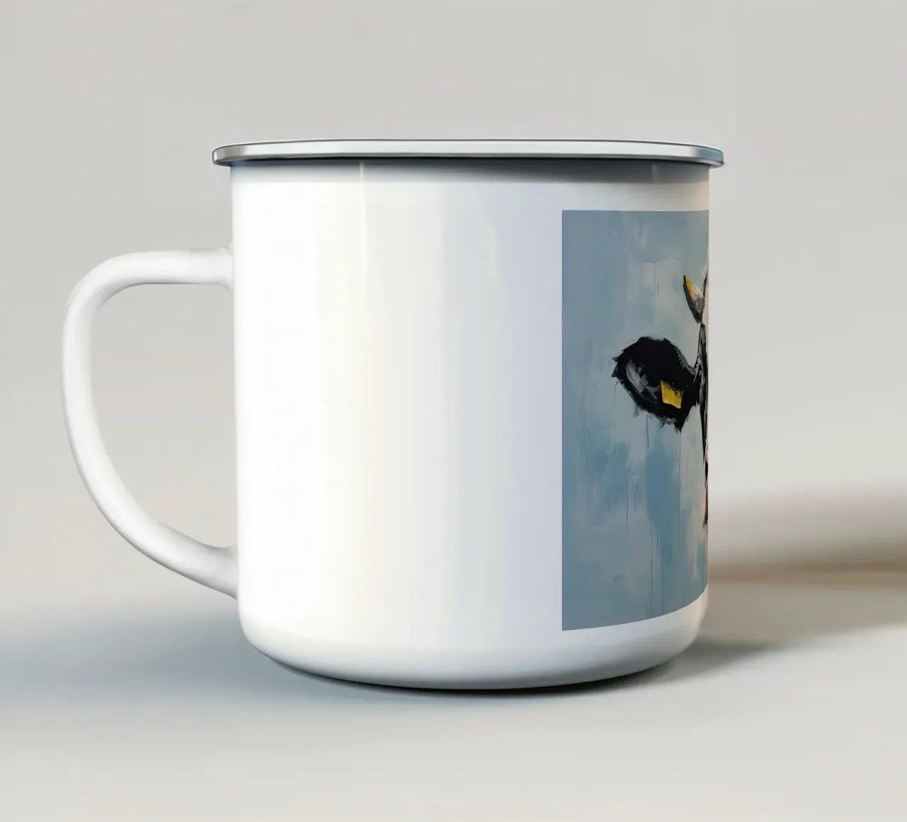 Arte da parete di Imagine tazza in smalto da Imagine