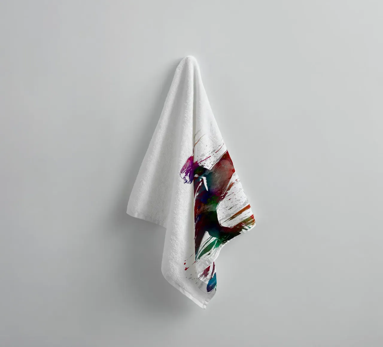 Surfer sport art white towel by SPORT