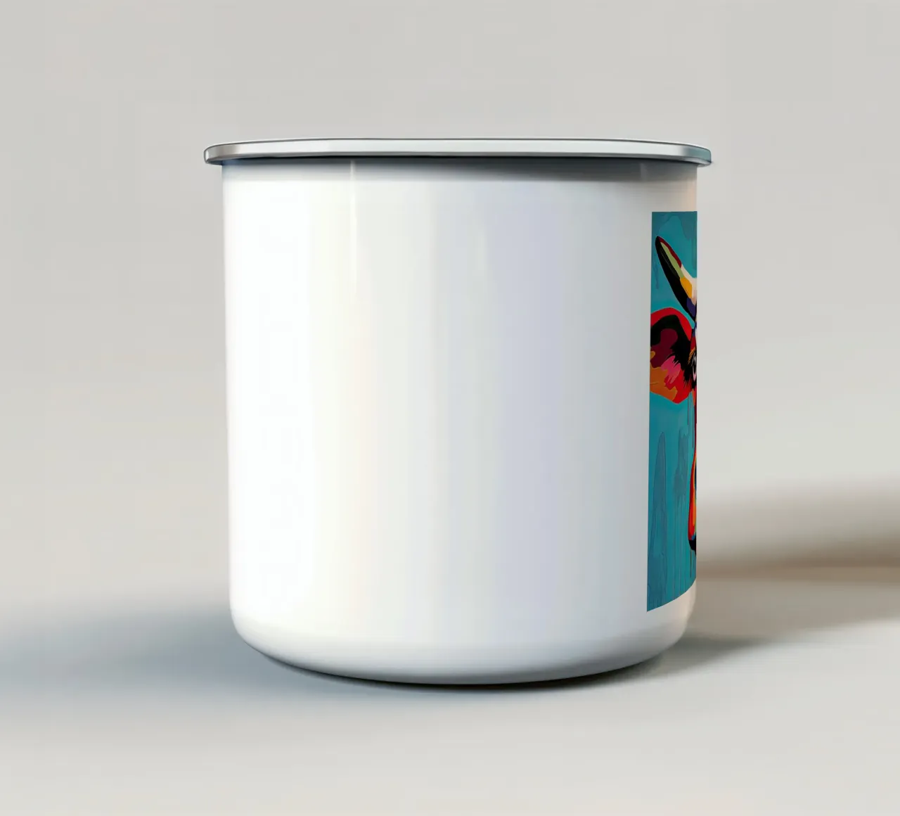 Arte da parete di Imagine tazza in smalto da Imagine