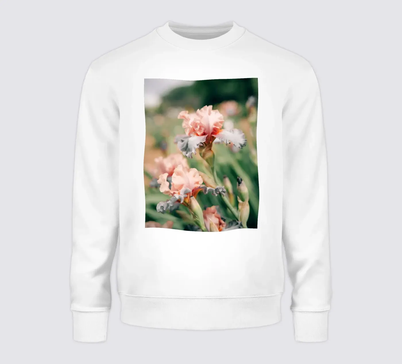 fiori di iris felpa da Earthly Visions