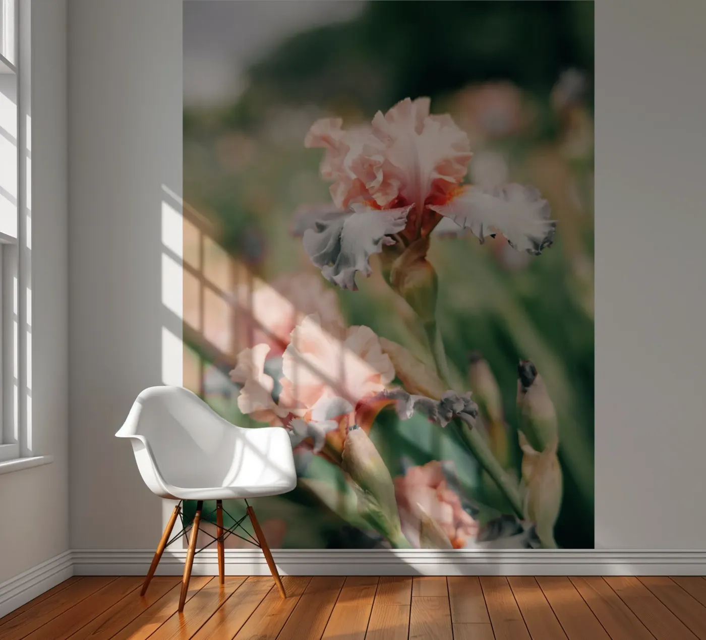 iris flowers fotobehang van Earthly Visions